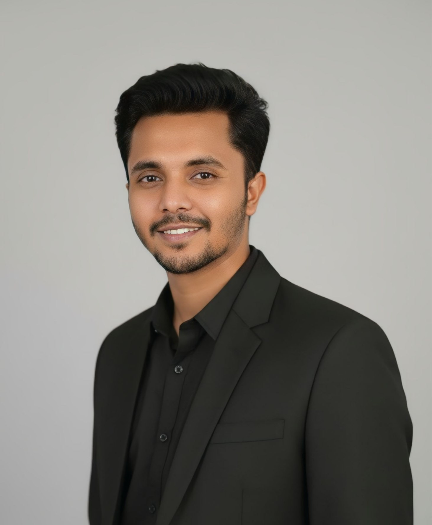 Abstract blue technology background placeholder for Md Sabbir Raihan profile photograph